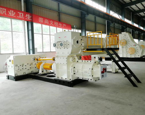 BBT Vakum Extruder Kırmızı Tuğla Yapma Makinesi / Otomatik Kil Tuğla Makinesi