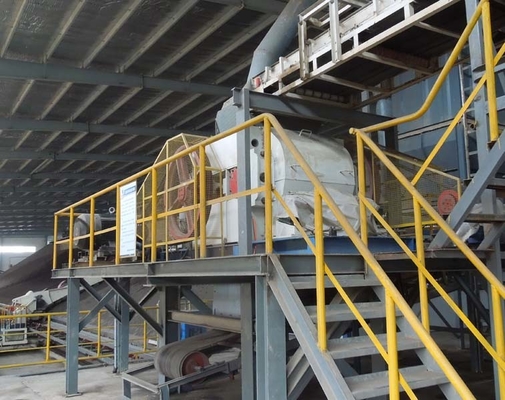 Mineraller İşleme için GS1080 Rafine Rulo Öğütme Makinesi Değirmen Kırıcı