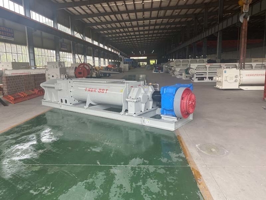 Çift Milli Otomatik Karıştırma Makinesi 220V / 380V Tuğla İçin Kil Karıştırıcı