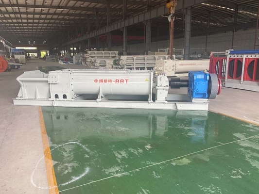 Çift Milli Otomatik Karıştırma Makinesi 220V / 380V Tuğla İçin Kil Karıştırıcı