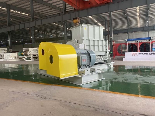 30 - 70m3/H Çift Dişli Rulo Kırıcı AC Motorlu Hammadde İşleme Makinaları