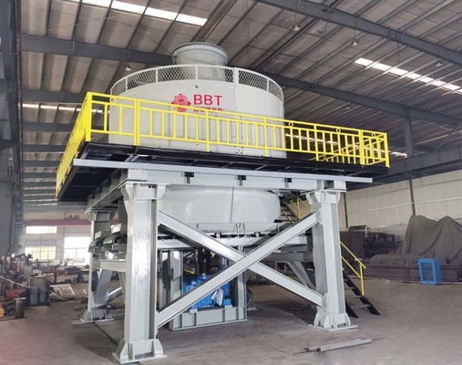 Tuğla Üretim Hattı Islak Tava Değirmeni 65200kg Ağırlık Özelleştirilmiş