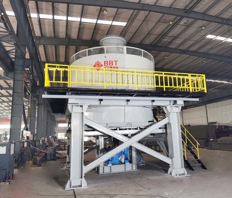 Tekerlekli Islak Tavalı Değirmen Kırma Ekipmanları 6700*6500*6700mm Altın Öğütme Değirmeni