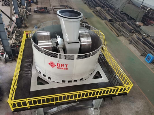BBT Clay Brick Wet Pan Mill / Wet Grinding Mill Çürük Tuğla blok seramik üretim tesisi için