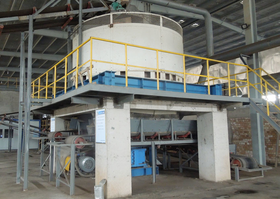 BBT Clay Brick Wet Pan Mill / Wet Grinding Mill Çürük Tuğla blok seramik üretim tesisi için