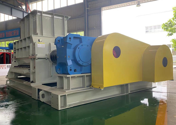 Çift Dişli Silindirli Kırma Makinesi 400mm Çap 1000mm Genişlik