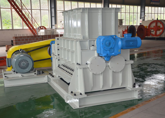 Çift Dişli Silindirli Kırma Makinesi 400mm Çap 1000mm Genişlik