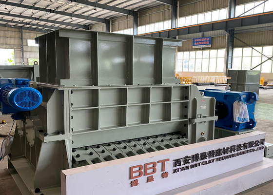 Çift Dişli Silindirli Kırma Makinesi 400mm Çap 1000mm Genişlik