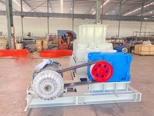AC Motorlu Çift Dişli Silindirli Kırıcı 30 - 45 m3/H Kapasiteli Hammadde İşleme