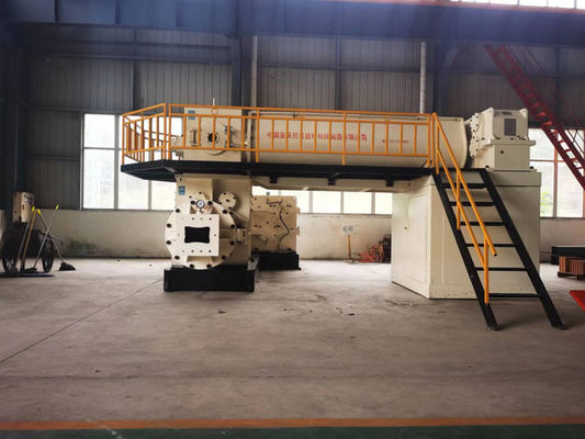 İki Aşamalı Vakum Ekstruder Kil Tuğla Makinesi Üretim Hattı Karıştırma Mili