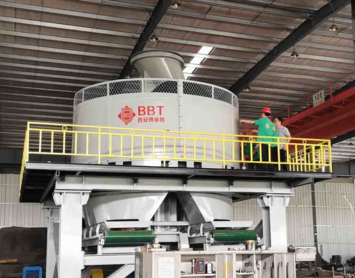 Yüksek Hızlı Cevher Hazırlama Ekipmanları Otomatik Islak Tava Değirmenleri