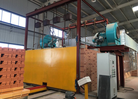 Kil tuğla tünel fırın elektrikli gaz kil tuğla fırın otomatik kil tuğla yapma projesi için