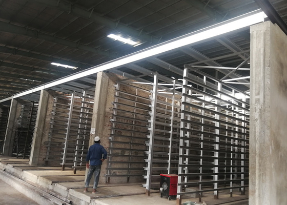 Otomatik Kırmızı Kil Tuğla Kurutma Makinesi Tek Katmanlı Kurutma Odası