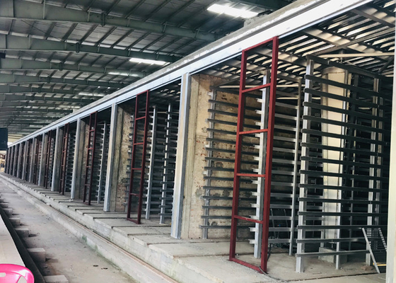 Otomatik Kırmızı Kil Tuğla Kurutma Makinesi Tek Katmanlı Kurutma Odası