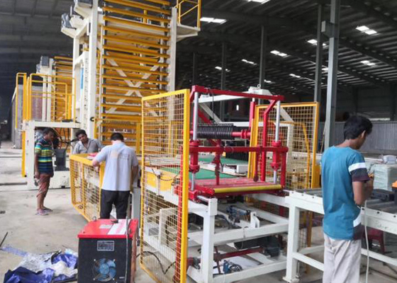 Kil Tuğla Kurutucu Otomatik Yükleme Boşaltma Sistemi Makinesi Otomatik ISO9001 Sertifikalı