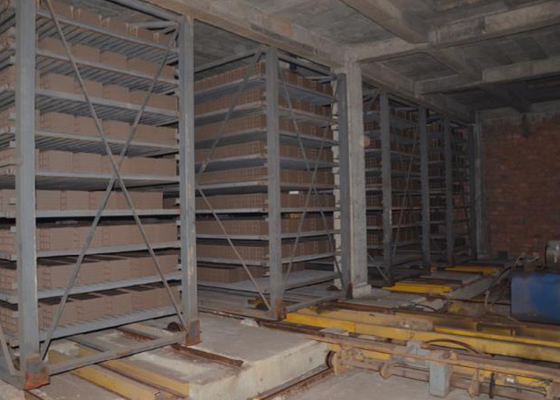 Otomatik çamur Tuğla Üretim Hattı Tünel Kurutma Odası ISO9001 Onaylandı