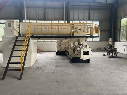 EV60A Karbon Çelik Vakum Ekstruder Kil Tuğla Şekillendirme Makinesi Karıştırma Dişi