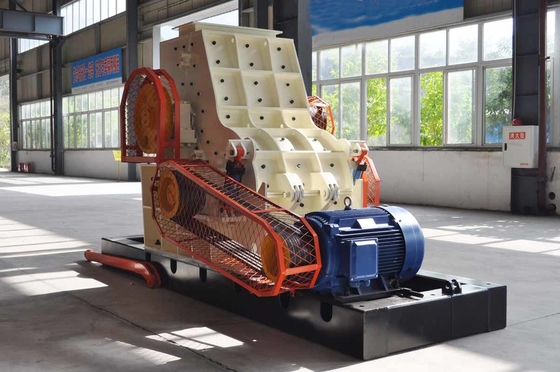 Özelleştirilmiş Mineral İşleme Ekipmanları 220V / 380V Çift Rotorlu Çekiçli Kırıcı