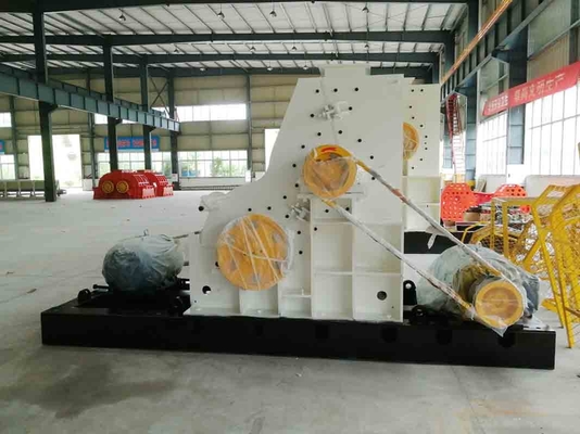 220V / 380V Mineral İşleme Ekipmanları Çift Silindirli Kırıcı Çekiçli Değirmen