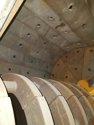 180kw Double Rotor Hammer Crusher 36 Hammer ve Mineral İşleme için Su İçeriği Toleransı % 8.5'ten Fazla Değil