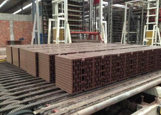 Kil Fly Ash Tuğla Yapma Ekipmanı Çürük Blok Vakum Ekstrüder Yapma Makinesi