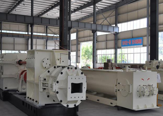Kil Fly Ash Tuğla Yapma Ekipmanı Çürük Blok Vakum Ekstrüder Yapma Makinesi