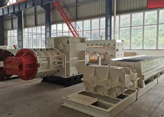 Kil Fly Ash Tuğla Yapma Ekipmanı Çürük Blok Vakum Ekstrüder Yapma Makinesi