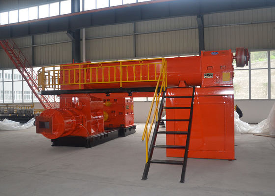 Yarı Otomatik Blok Yapım Fabrikası Küçük model makine Kir çamur Toprak uçan kül blokları için vakum ekstrüder