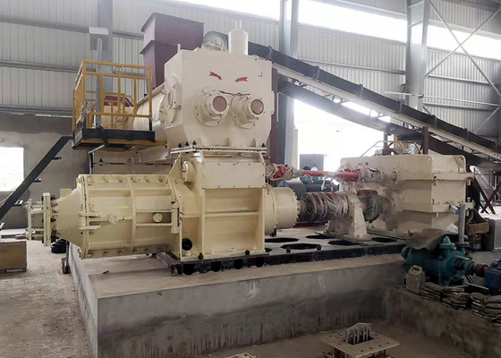 Uçucu Kül Otomatik Tuğla Yapma Makinesi Vakum Ekstrüzyon Kil Blok Makinesi