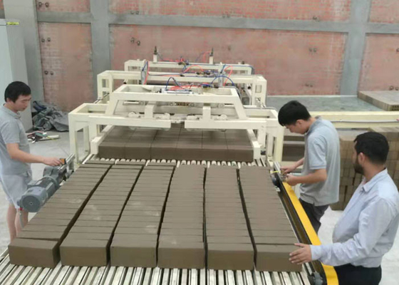 Tam Otomatik Vakum Tuğla Makinesi İçi Boş Blok Ekipmanları 304 Paslanmaz Çelik