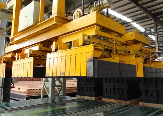 Otomatik İçi Boş Kil Tuğla Üretim Hattı Robot Blok İstifleme Makinesi