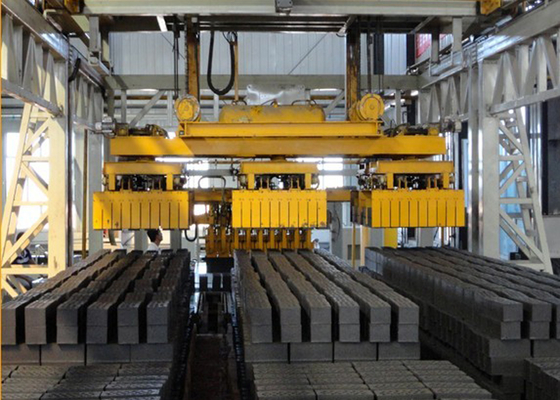 Tam Otomatik Kil Tuğla Yapımı İçin 9.5kVa Robot İstifleme Makinesi