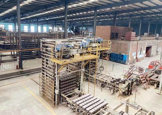 Kil İçi Boş Blok Yapımı İçin Fırın Otomatik Üretim Hattı