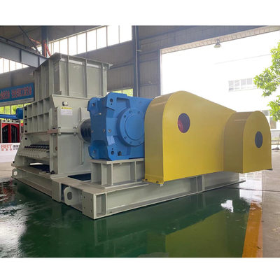 TRA400X1000 Çift Dişli Dişli Rulo Kırıcı Kil Tuğla Fabrikası Haddeleme Makinesi