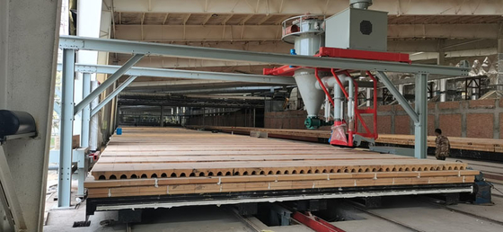 0.12m/s Kil Tuğla Üretim Hattı Fırın Arabası Otomatik Elektrikli Süpürge