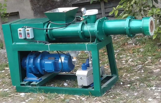 Seramik Mini Tuğla Yer Karosu İçin Özel Logo Vakum Çamur Pug Değirmeni