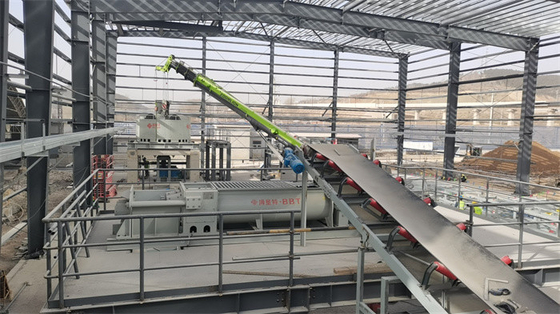 Otomatik Kil Tuğla Üretim Hatı 8500kg İç Rol Ağırlığı ile Islak Pan Mill Makine