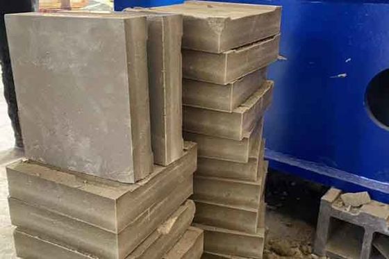 Özel Bina Yüksek Basınçlı 20 T'den 1200 T'ye Kadar Mavi Hidrolik Basın, yalıtım tuğla yapımı ve ateşe dayanıklı tuğla yapımı için,