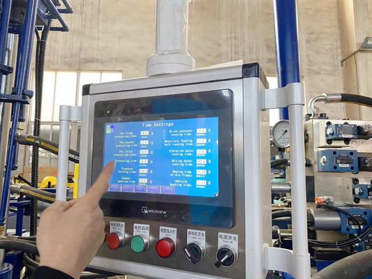 Özel Bina Yüksek Basınçlı 20 T'den 1200 T'ye Kadar Mavi Hidrolik Basın, yalıtım tuğla yapımı ve ateşe dayanıklı tuğla yapımı için,