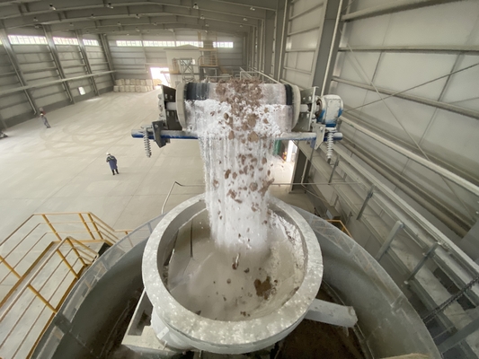 Tam Otomatik Bentonit Üretim hattı Ekipmanları Islak Pan Mill, Bentonit Site Makine