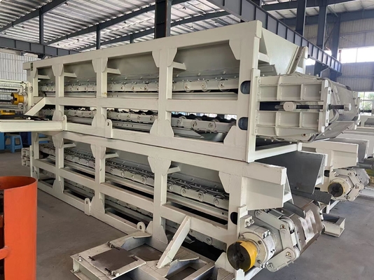 Tam otomatik kutu besleme makinesi Kırmızı katı kil tuğla üretim hattı Tuğla kutu besleme makineleri