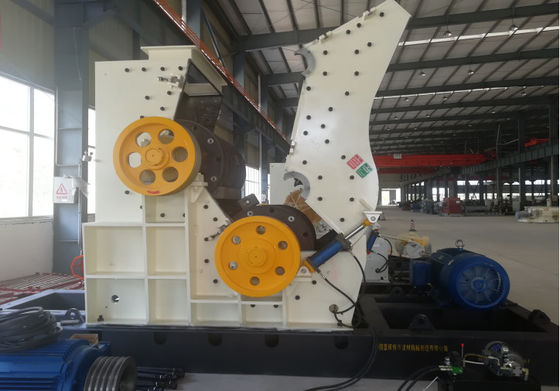 Enerji tasarrufu yapan çift motorlu otomatik 90-120 t/h çift rotörlü çekiçli çamur ve taş kırma makinesi