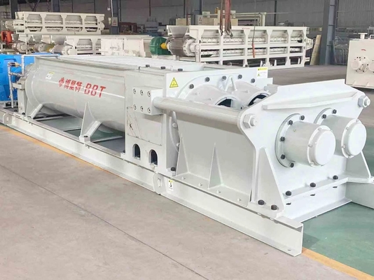 Çift Çaplı Karıştırıcı Toprak Tuğla Yapma Karıştırma Makineleri Katı / Çürük Blok için 7060*2450*1150