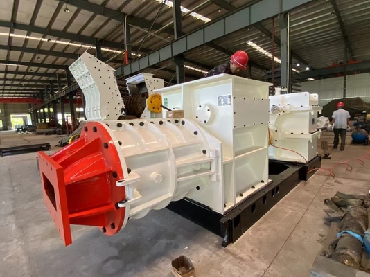 İçi boş blok vakum ekstrüder tuğla oluşturma makineleri büyük kapasiteli