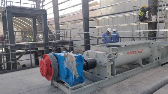 TWGD3300 çift ocağı ekstrüder karıştırıcı kil tuğla yapımı projesi karıştırma makineleri