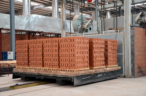 BBT Tam Otomatik Kömür Gazı Yakıtlı ve 4.6m Boyutlu Verimli Tuğla Üretimi için Kil Tünel Fırın