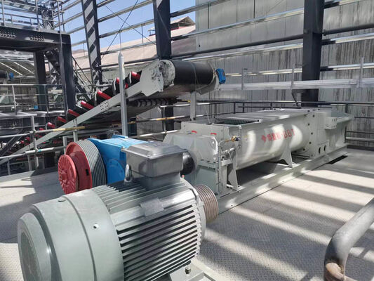 BBT üreticisinden tuğla üretimi için kil hammaddesi ezme, 30 ila 120 ton/saat gri çift dişli merdane kırıcı